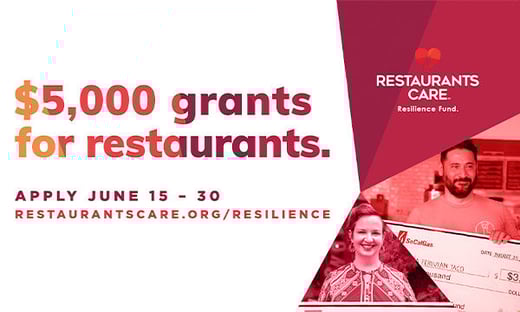 $5,000 Grants for Independent Restaurants. Apply today.